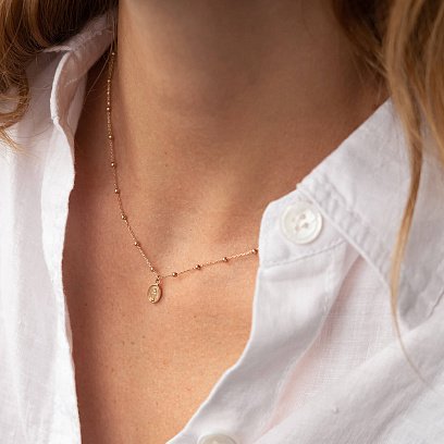 Колье "Розарий" в красном золоте кол02213 №2