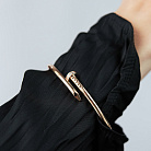 Золотий браслет "Цвях" з фіанітами б05819 от ювелирного магазина Оникс - 6