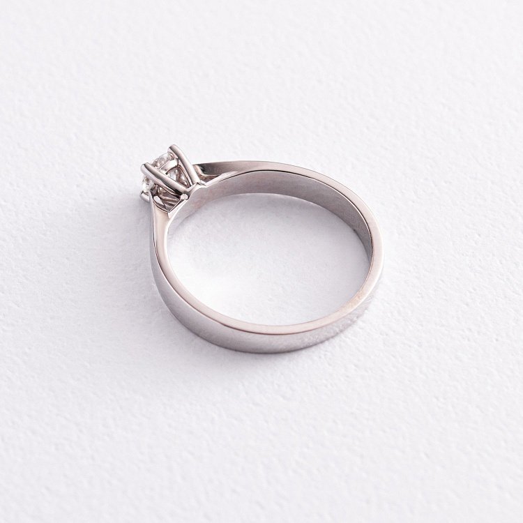 Заручальна золота каблучка з діамантом 220671121 від ювелірного магазину Онікс - 3