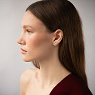 Золоті сережки - пусети з діамантами 344681121 от ювелирного магазина Оникс - 1