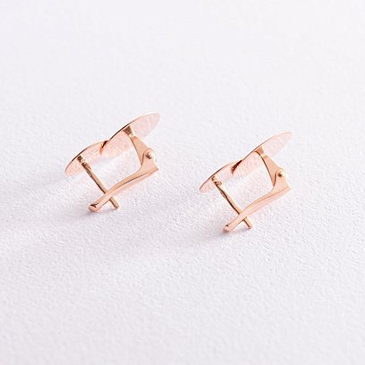 Золотые серьги "Кружочки"  470094 №4