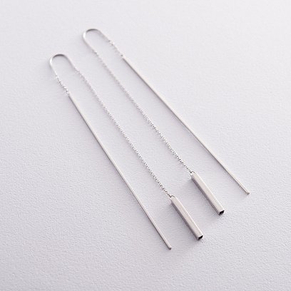 Золотые серьги - протяжки 580087в