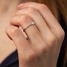 Помолвочное золотое кольцо с бриллиантом 229421121 от ювелирного магазина Оникс - 4