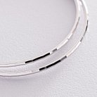 Серьги - кольца в серебре (6.0 см) 122945 от ювелирного магазина Оникс - 3