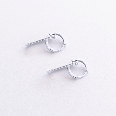 Серьги "Roxana" в белом золоте с09204 №3