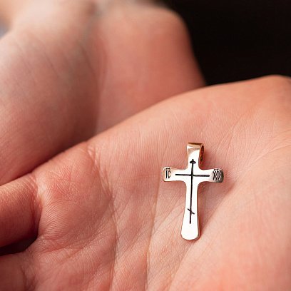 Золотий хрестик (чорніння) п03248 №5