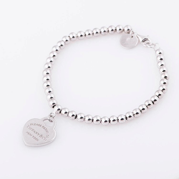 Срібний браслет "Серце" з фіанітами 141176 від ювелірного магазину Онікс - 3