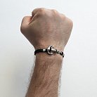 Мужской браслет из серебра "Якорь" Zancan EXB623-NE от ювелирного магазина Оникс - 1