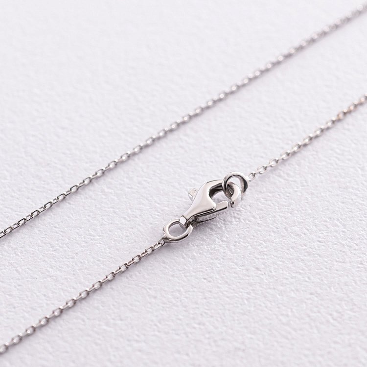 Золотое колье "Круговорот" (черные бриллианты) 1.2 см колб0063di от ювелирного магазина Оникс - 7