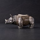 Серебряная фигура ручной работы "Носорог" 23140 от ювелирного магазина Оникс - 1