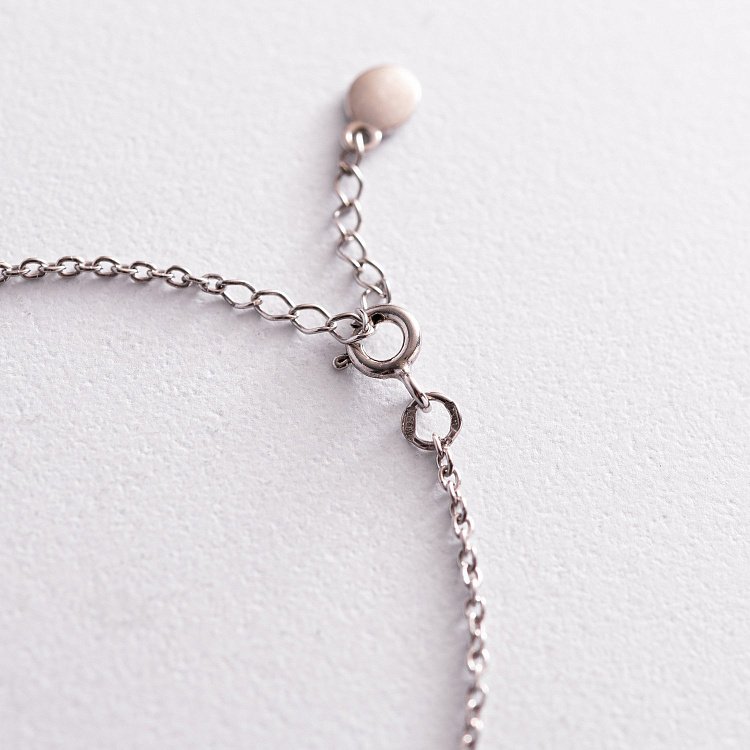 Срібний браслет "Дівчинка" (можливе гравіювання) 2077 від ювелірного магазину Онікс - 5