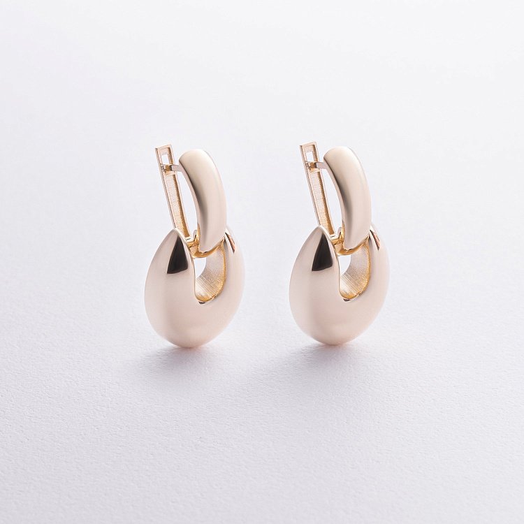 Сережки "Melaine" у жовтому золоті с09150 від ювелірного магазину Онікс - 4