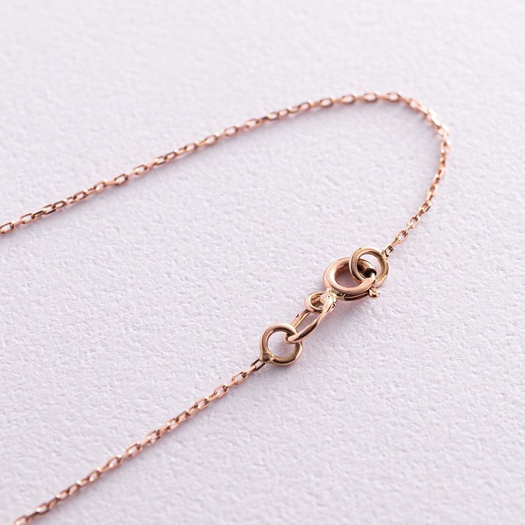 Золотое колье "Мама и девочки" (фианиты) кол00995 от ювелирного магазина Оникс - 3