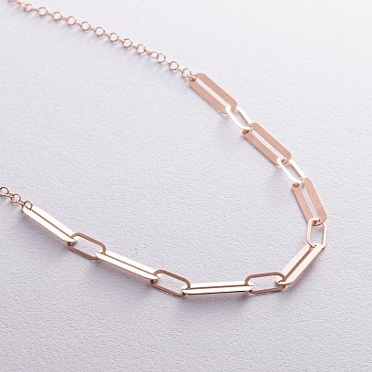 Кольє - ланцюжок у червоному золоті кол02390 №2