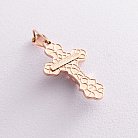 Православний золотий хрест (емаль) 250048Е от ювелирного магазина Оникс - 2
