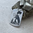 Срібний жетон "Roxette" (великий) жетонб2 от ювелирного магазина Оникс