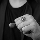 Мужское серебряное кольцо "Викинг" 422 от ювелирного магазина Оникс - 8