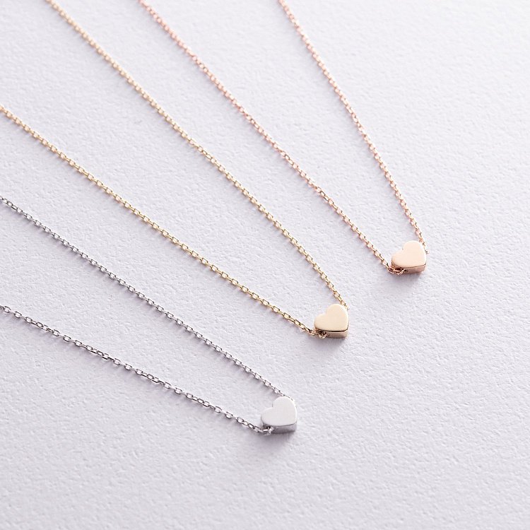 Браслет "Сердечко" в красном золоте б05184 от ювелирного магазина Оникс - 4