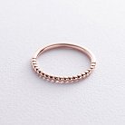 Шариковое кольцо "Одри" в красном золоте к07596 от ювелирного магазина Оникс - 9