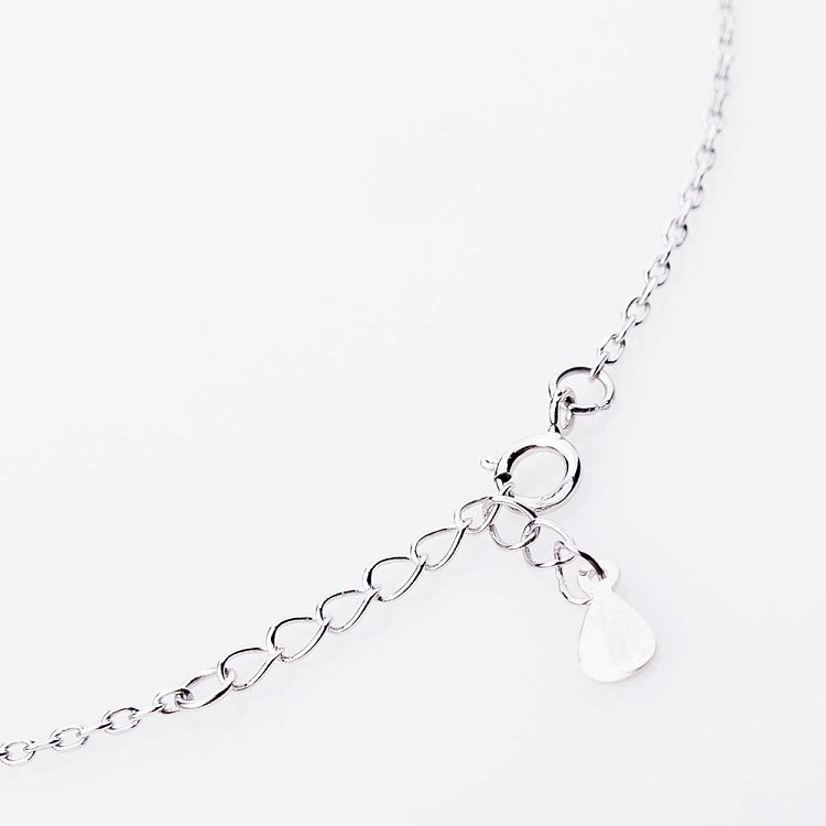 Серебряный браслет на ногу с фианитами 14931 от ювелирного магазина Оникс - 5