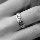Серебряное кольцо "Спаси и Сохрани" (на укр. языке) ку-1 от ювелирного магазина Оникс - 10