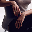 Жорсткий браслет в жовтому золоті б04751 от ювелирного магазина Оникс - 13