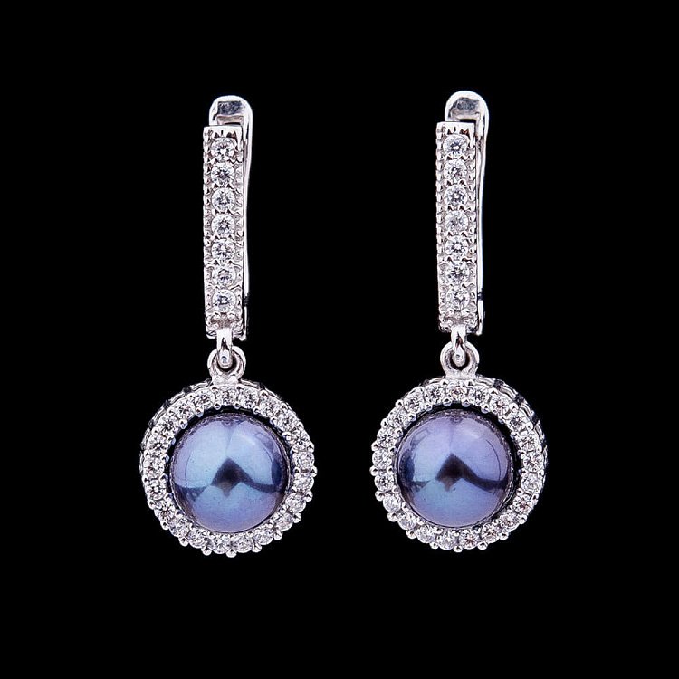 Золоті сережки з культивованими прісноводним перлами с02750ф від ювелірного магазину Онікс - 3