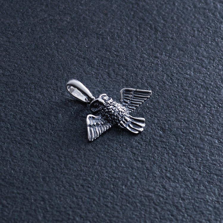 Серебряная подвеска "Сова" 13336 от ювелирного магазина Оникс - 5