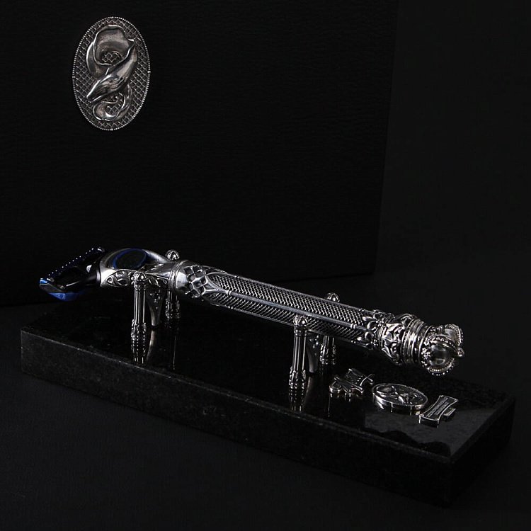 Бритвенный станок «GOTHIC» Classic britv0002 - 11 Бритвенный станок «GOTHIC» Classic britv0002 от ювелирного магазина Оникс - 11