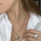Эксклюзивное золотое кольцо к04394 от ювелирного магазина Оникс - 3