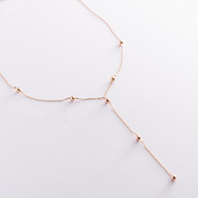 Золоте кольє "Кульки" кол01918 №6