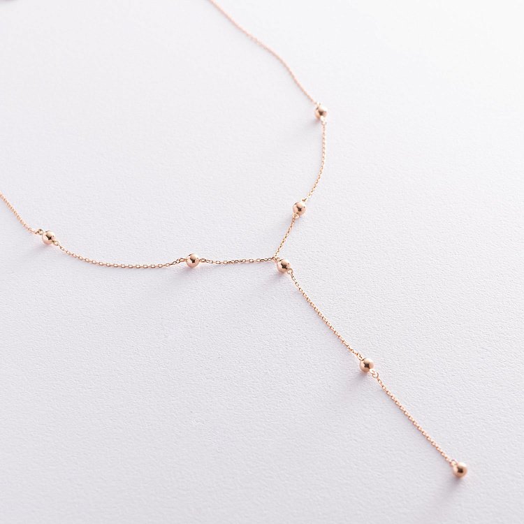 Золоте кольє "Кульки" кол01918 від ювелірного магазину Онікс - 7