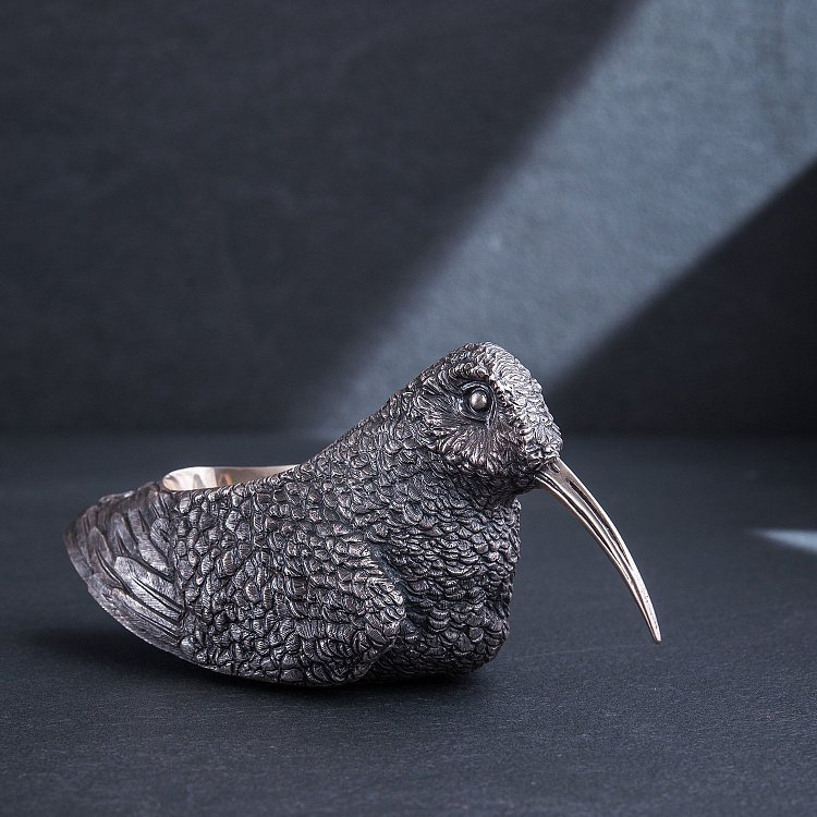 Срібна сільниця ручної роботи "Птах" сер00007 від ювелірного магазину Онікс - 2