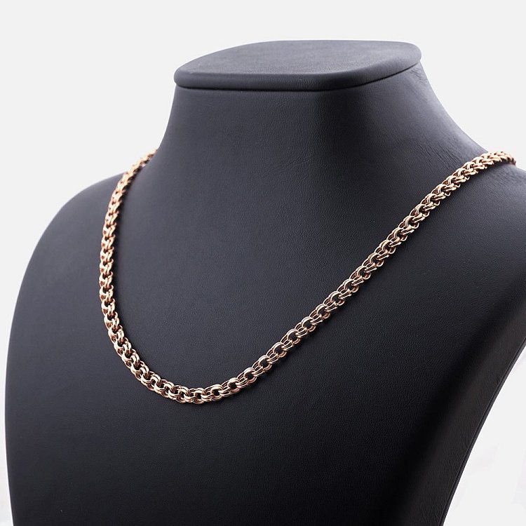 Золотая цепочка Бисмарк (5 мм) ц00090-5 от ювелирного магазина Оникс - 2