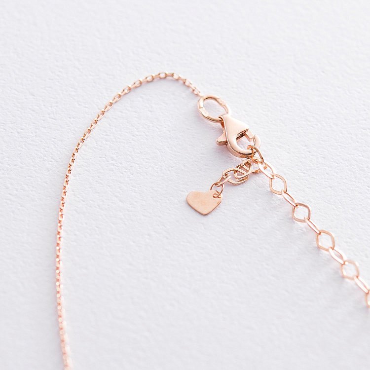 Золоте кольє Геометрія (фіаніт) кол01691 від ювелірного магазину Онікс - 3