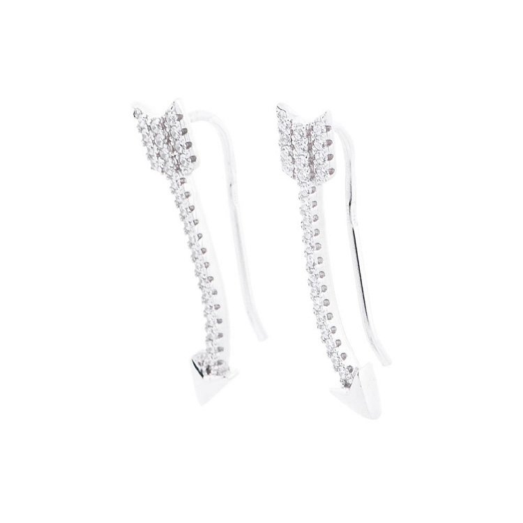 Серебряные серьги 122118 от ювелирного магазина Оникс - 3