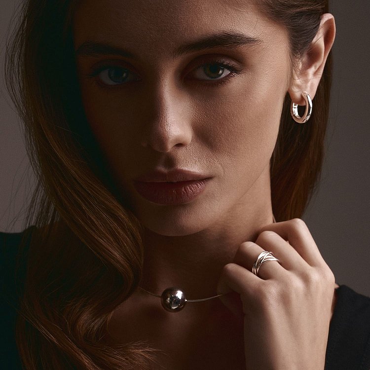 Срібний перстень "Кругообіг" 112226 від ювелірного магазину Онікс - 3