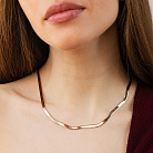 Кольє "Наомі" в червоному золоті (снейк) ц00514-4,0 от ювелирного магазина Оникс - 1