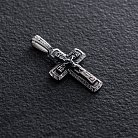 Срібний православний хрест "Розп'яття. Спаси і збережи" 133079 от ювелирного магазина Оникс - 3