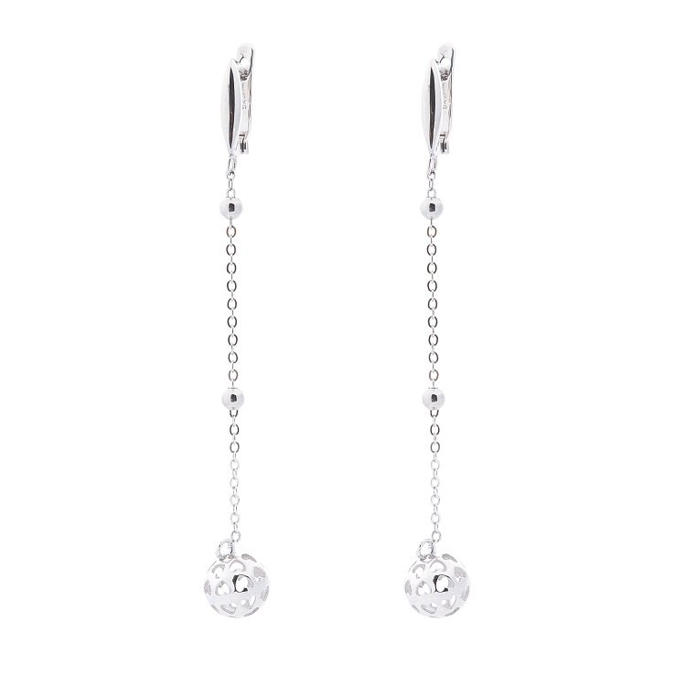 Срібні сережки 122240 від ювелірного магазину Онікс - 1