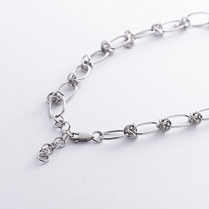 Серебряное колье - цепочка 181274 №6