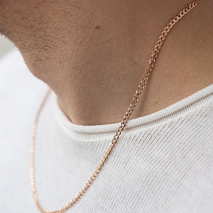 Золотая цепочка плетение панцирное (3.5 мм) ц00191-3,5 от ювелирного магазина Оникс - 4