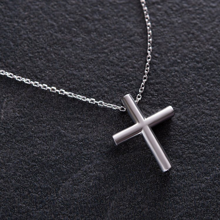 Колье с крестиком в серебре 181266 от ювелирного магазина Оникс - 8