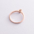 Золотое помолвочное кольцо с бриллиантом кб0511м от ювелирного магазина Оникс - 2
