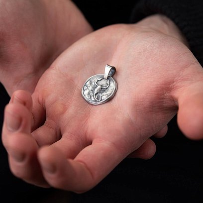 Срібний кулон "Знак зодіаку Скорпіон" 133221скорпіон №4