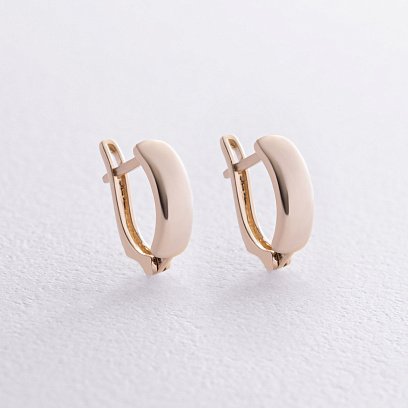 Детские серьги в желтом золоте с08433