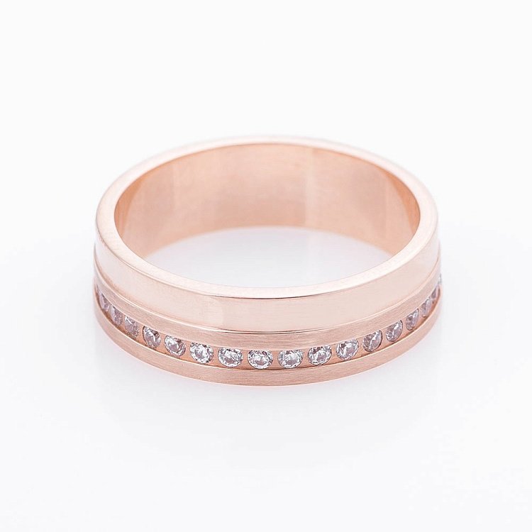 Обручальное кольцо обр000721 от ювелирного магазина Оникс - 1