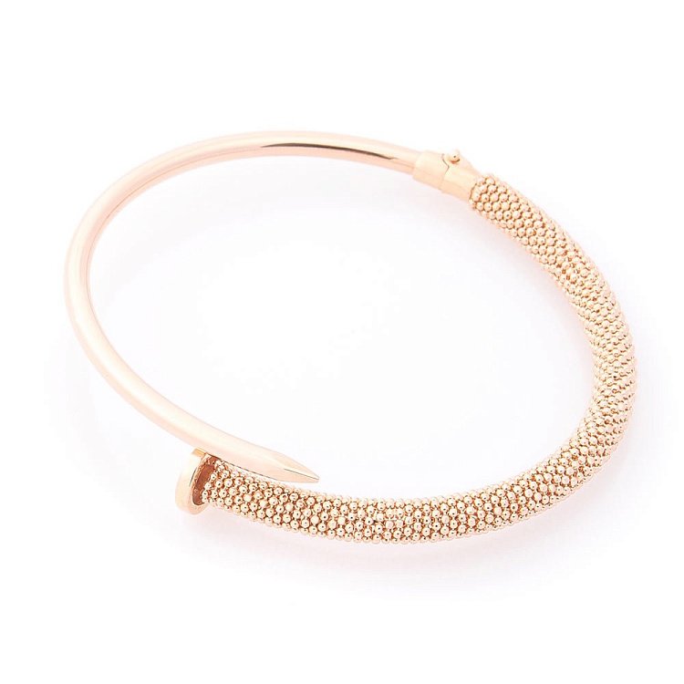 Золотой браслет "Гвоздь" б04039 от ювелирного магазина Оникс