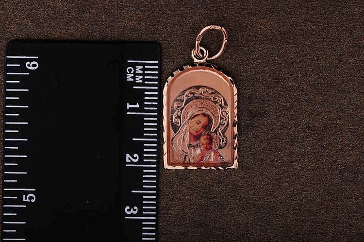 Подвеска "Икона"(перламутр,золото 585") п01530 от ювелирного магазина Оникс - 1