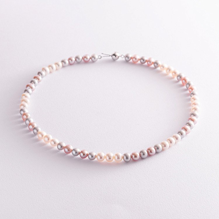 Колье из жемчуга кол00510м от ювелирного магазина Оникс